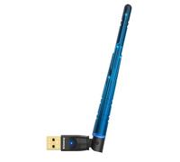 Krisnorey Adattatore Bluetooth 5.4 aggiornato a lungo raggio per PC, dongle USB wireless ad alto guadagno 5dBi per Windows 11/10/8.1/7 Laptop Linux Desktop, Plug & Pair Tastiera Mouse Cuffie