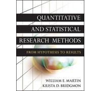 Krista D. Bridgmon William E. Quantitative and Statistical Research (Tascabile)