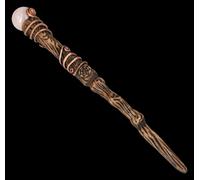 Kristall-Zauberstab - Quarzo Rosa per Amore con Tasca - Magia Rituale