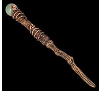 Kristall-Zauberstab - Verde Avventurina per Ricostruente con Tasca - Magia