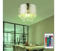 Kristallleuchte Plafoniera da Soggiorno Smart LED Dimmerabile Telecomando RGB [EEK: G]
