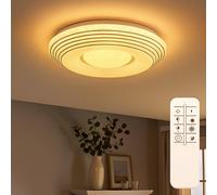 Kristallleuchte Plafoniera Luce Cct Telecomando Sterneneffekt Dimmerabile LED