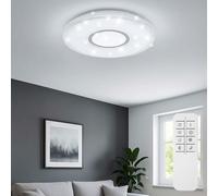 Plafoniera Smart LED Dimmerabile Telecomando Lampada da Soggiorno D 50cm [EEK: E]