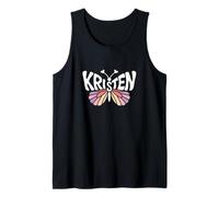 Kristen Butterfly - Personalizzato Carino Nome Word Art Canotta