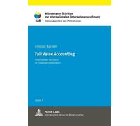 Kristian Bachert Fair Value Accounting (Copertina rigida)