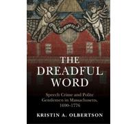 Kristin A. Olbertson The Dreadful Word (Copertina rigida)