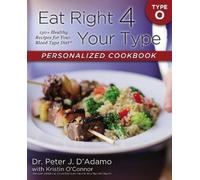 Kristin O'Connor Peter J. Eat Right 4 Your Type Personalized Cookboo (Tascabile)