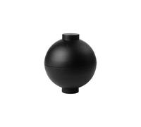 Kristina Dam Studio Ciotola Sfera in Legno Rovere Nero XL