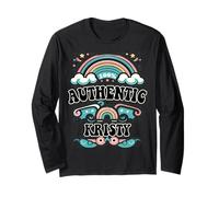 Kristy 100% Authentic Cute Retro Girls Kristy Name Maglia a Manica