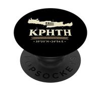 Kriti Creta Grecia Island Map Greek Pride Design PopSockets PopGrip Adesivo