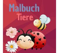 Kritzelbuch ab 1 Jahr: Erstes dickes Ausmalbuch mit 50 einfachen Motiven zum Kritzeln und Ausmalen der ersten Tiere für kreative Kinder