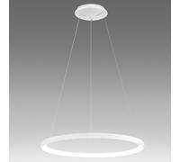 KRIZIA S/G SOSPENSIONE COLORE BIANCO A LED 3000K 4800LM 60W DIMMERABILE IN ALLUMINIO D.78CM