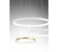 KRIZIA sospensione media Ø58 led dimmerabile 50watt luce calda Gea luce