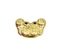 KRJGOERG Fengshui - Portafoglio, a forma di granchio, portafortuna, ornamento decorativo con ricchezza quotidiana per una maggiore durata e stabilità finanziaria