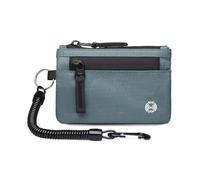 KRJGOERG Porta carte di credito RFID Portafoglio corto da uomo con cerniera portamonete X-pac Mini portafoglio da viaggio borsa tattica da uomo portamonete, A16, 1.0*1.0*1.0