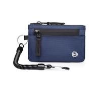 KRJGOERG Porta carte di credito RFID Portafoglio corto da uomo con cerniera portamonete X-pac Mini portafoglio da viaggio borsa tattica da uomo portamonete, a12, 1.0*1.0*1.0