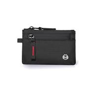 KRJGOERG Porta carte di credito RFID Portafoglio corto da uomo con cerniera portamonete X-pac Mini portafoglio da viaggio borsa tattica da uomo portamonete, A1, 1.0*1.0*1.0