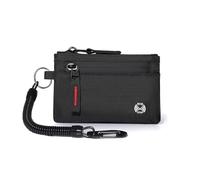 KRJGOERG Porta carte di credito RFID Portafoglio corto da uomo con cerniera portamonete X-pac Mini portafoglio da viaggio borsa tattica da uomo portamonete, A3, 1.0*1.0*1.0