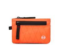 KRJGOERG Porta carte di credito RFID Portafoglio corto da uomo con cerniera portamonete X-pac Mini portafoglio da viaggio borsa tattica da uomo portamonete, A7, 1.0*1.0*1.0