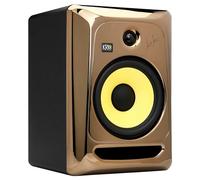 KRK Altoparlante di monitoraggio 8, modello Classic 8ss edizione limitata KRK firmato Scott S - Potenza totale: 100 Watt - modello firma - frontale cromata dorata - Monitor attivo da studio - (
