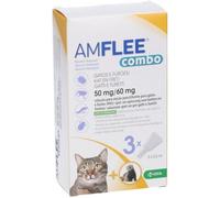 Krka Farmaceutici Milano Amflee Amflee Combo Spot-on Soluzione 3 Pipette 50 MG + 60 MG Gatti e Furetti