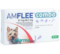 Krka Farmaceutici Milano Amflee Amflee Combo Spot-on Soluzione 1 Pipetta 67 MG + 60,3 MG Cani da 2 a 10 kg