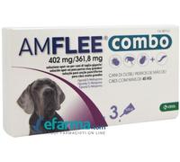 Krka farmaceutici Amflee Combo Cani <40 Kg 402mg+361,8mg 3 Pipette