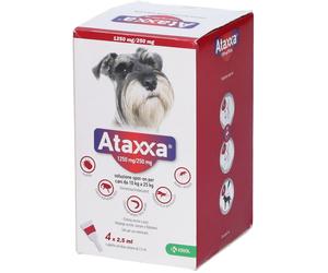 krka farmaceutici Ataxxa Spot On 4Pip 10-25Kg