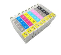 KRLAZdN Cartucce d'inchiostro compatibili per T0961-T0969 utilizzate nella stampante fotografica Stylus Modello R2880 Photo Classic Inchiostro incluso(ONE SET (9 PCS))