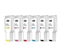 KRLAZdN Compatibile con cartuccia d'inchiostro da 300 ml per HP746 746XL P2V82A P2V83A P2V80A P2V78A per stampante DesignJet Z6 Z9(746-6color 1set)