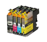 KRLAZdN Compatibile con la cartuccia d'inchiostro LC161 LC163 MFC-470DW MFC-650DW MFC-J870DW DCP-J152W DCP-J552DW DCP-J752DW MFC-J245 Stampante(1 Set(4pcs))