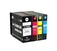 KRLAZdN Confezione da 4 PGI2500 2500XL compatibili con cartucce d'inchiostro MAXIFY IB 4050 MB 5050 5350 MB5150 MB5155 MB5455 stampanti