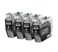 KRLAZdN LC3313XL compatibile con cartucce d'inchiostro MFC-J491DW MFC-J497DW MFC-J690DW MFC-J895DW Stampanti(4 Black)