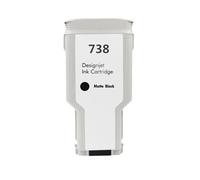 KRLAZdN Qualità compatibile con la cartuccia d'inchiostro DesignJet T850 T950 HP738 modello(MBK - 300ml)