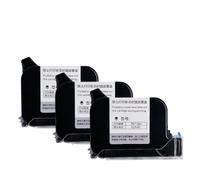 KRLAZdN QYG compatibile con cartuccia d'inchiostro eco solvente nero multicolore da 42 ml stampante manuale TIJ da 12,7 mm senza crittografia(1 solvent cartridge)