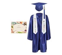 Krmoau Asilo Cappello Di Laurea E Talar, Set Di Laurea Del Bambino 2025 Edizione Fotografica Vestito Per Bambini Da 5-13 Anni