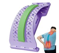 Krmoau Estensore per colonna vertebrale regolabile a 3 livelli, allungatore per asse posteriore, tavola di trazione antiscivolo, per dormire, uomini, donne, letto, fitness, allenamento, yoga, corpo