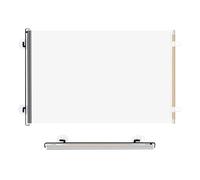 Krmoau Griglia per animali domestici sulle porte | Recinzione di sicurezza retrattile e regolabile | Griglia per la protezione gatti per scale, per soggiorno, appartamento, corridoio, garage