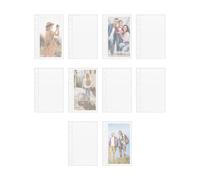 Krmoau Inserzioni Per Raccoglitore A6-10 Pezzi Pagine Refill Planner 6 Anelli Per Carte | Portafoto Caricamento Dall Alto Per Immagini Cartoline Foto | per Diario, Tracker, Studio, Progetto,