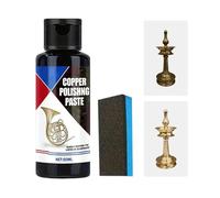 Krmoau Lucidante in, 50 ml, detergente antigraffio con pulitore per bronzo, lucidante per alluminio, cromo, argenteria, orologi, monete, elettrodomestici
