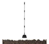 Krmoau Pala da giardino | Multifunzionale - E Spazzaneve con manico lungo | Raschietto per neve e raschietti | Per terrazza cortile prato balcone passerella e sentieri da giardino