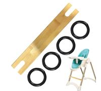 Krmoau Poggiapiedi per seggiolone - Sgabello in legno regolabile in altezza, antiscivolo, ergonomico, per la cameretta dei bambini, per sedersi e mangiare per bambini piccoli in casa