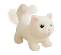 Krmoau Realistico Robot - Giocattolo interattivo peluche - Si comporta come un vero gatto con camminare, coda e miagoli, per la cameretta dei bambini, la casa e la casa