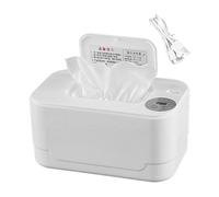 Krmoau Scaldasalvietti Umidi,Dispenser Riscaldato per Salviette | Scaldasalvietti Regolabile Portatile Grande Capienza | Accessorio per Bambini Ideale per Auto Bagno e Viaggi