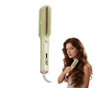 Krmoau Spazzola Piastra per capelli per le donne | Spazzola per capelli agli ioni, per lo styling portatile, Spazzola riscaldante leggera per il viaggio
