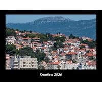 Kroatien 2026 Fotokalender DIN A3: Monatskalender mit Bild-Motiven aus Orten und Städten, Ländern und Kontinenten
