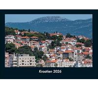 Kroatien 2026 Fotokalender DIN A4: Monatskalender mit Bild-Motiven aus Orten und Städten, Ländern und Kontinenten