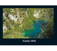 Kroatien 2026 Fotokalender DIN A4: Monatskalender mit Bild-Motiven aus Orten und Städten, Ländern und Kontinenten