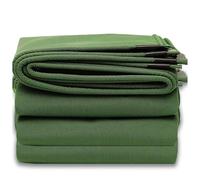 KRODEAIR Tela Cerata, Tela Cerata Spessa 0,8 mm, Tela Cerata Impermeabile per carichi Pesanti Verde, Copertura Tela Cerata da 550 g/m² con Occhielli rinforzati - per Uso Esterno Multiuso,2X1.5m