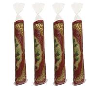 Krodtige 4 sacchetti portaoggetti per tappeti, extra large, trasparenti, con 10 lacci, adatti per tappeti fino a 1,8 x 2,9 m, in polietilene, senza fori di ventilazione